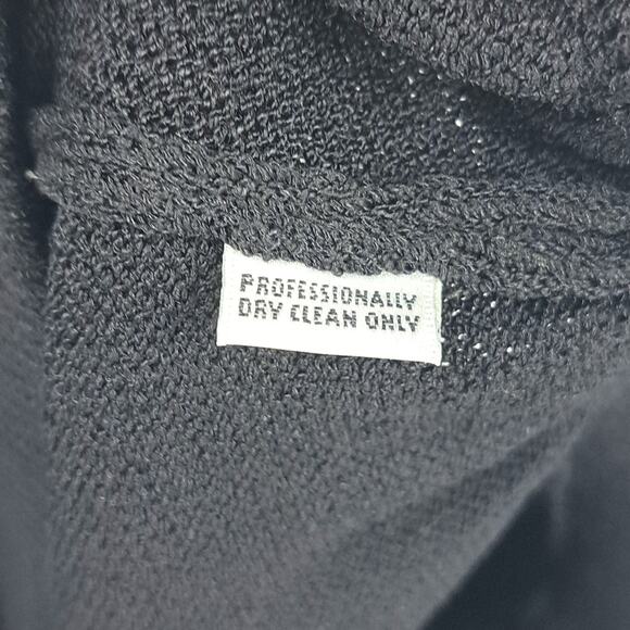 St. John Basics Tank Top And Skirt Set L 12 Santana Knit Crop Mini Vintage Black - Picture 11 of 12